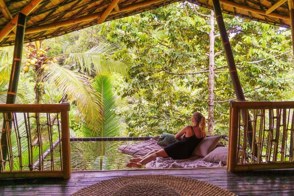 Villa Eco Bamboo Island Bali - Bamboo House #4 Selat Exterior foto
