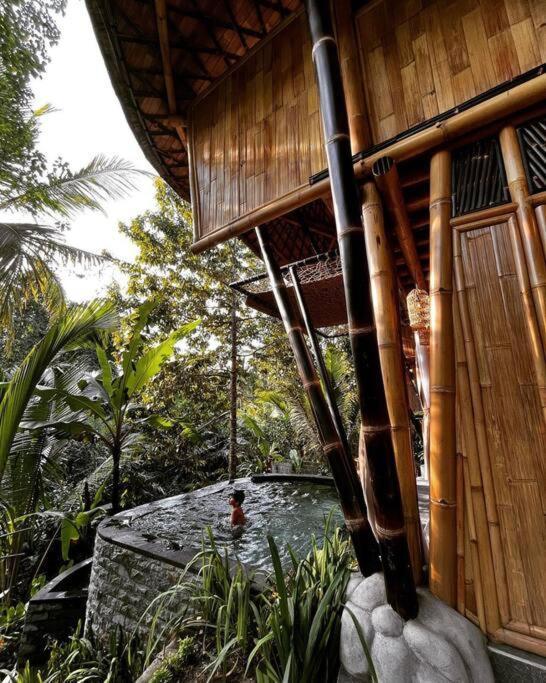 Villa Eco Bamboo Island Bali - Bamboo House #4 Selat Exterior foto