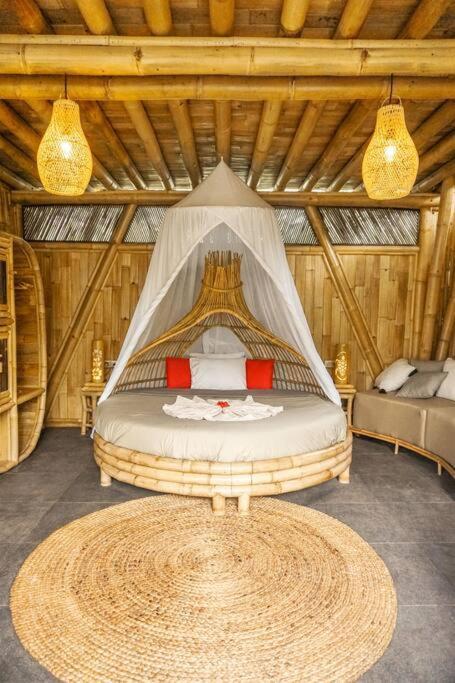 Villa Eco Bamboo Island Bali - Bamboo House #4 Selat Exterior foto