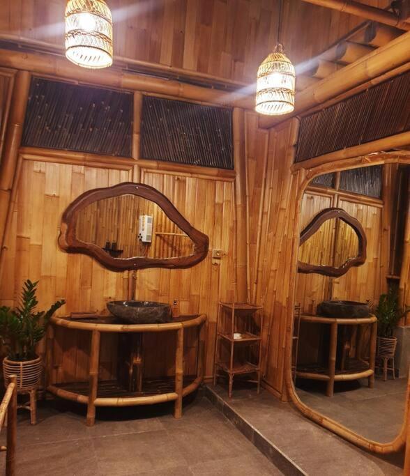 Villa Eco Bamboo Island Bali - Bamboo House #4 Selat Exterior foto