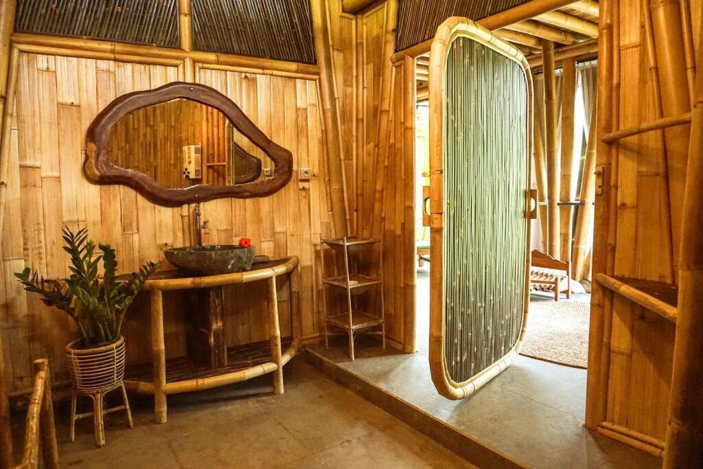 Villa Eco Bamboo Island Bali - Bamboo House #4 Selat Exterior foto
